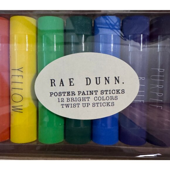 Rae Dunn Poster Paint Sticks 12 Colors NEW - Picture 2 of 4